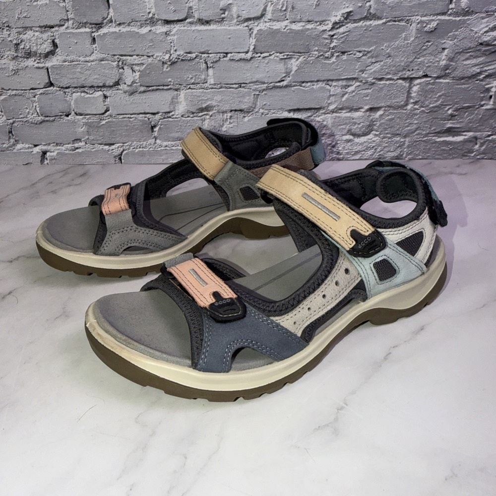 ECCO Yucatán Sandals Women's US: 8/8.5 EU: 39 Hiking Off-road Adjustable Straps - Picture 4 of 7
